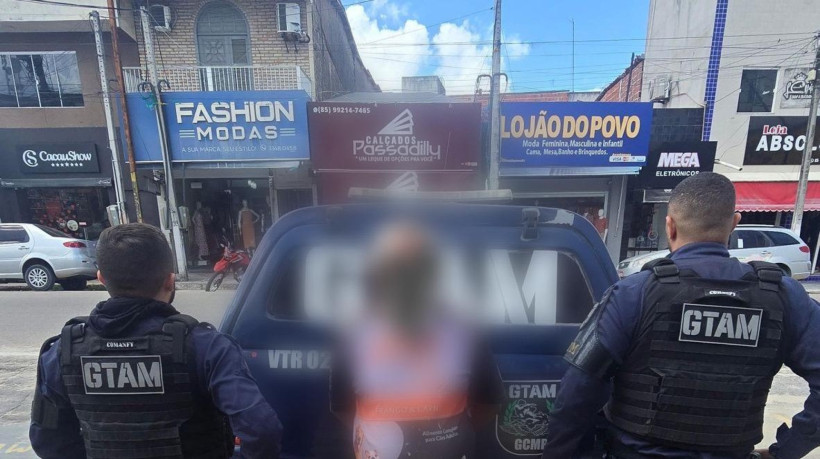 Prisão aconteceu pelo Grupamento Tático Motorizado (Getam), da Guarda Municipal de Pacajus