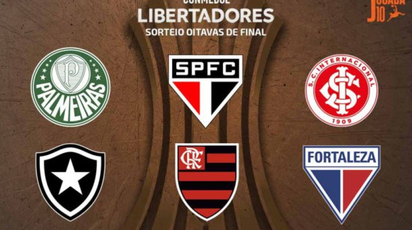 Palmeiras, São Paulo, Internacional, Botafogo, Flamengo e Fortaleza vão conhecer seus rivais a partir das 12h desta 2ª feira