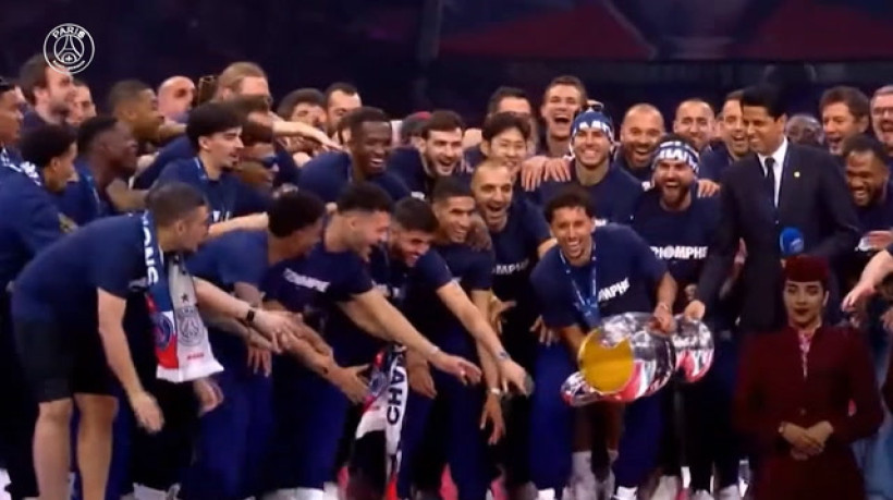 PSG comemora conquista histórica da Champions no Parc des Princes