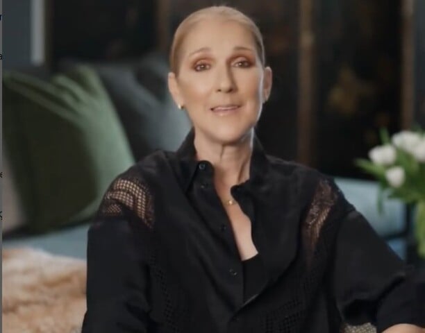 A cantora Celine Dion, que recebeu em dezembro de 2022 o diagnóstico de uma doença rara e incurável, fez uma aparição em vídeo no dia 13/05/2025.

