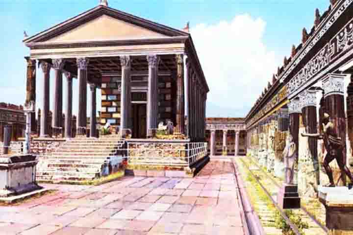 O afresco já passou a fazer parte da visita guiada de turistas em Pompeia. 

