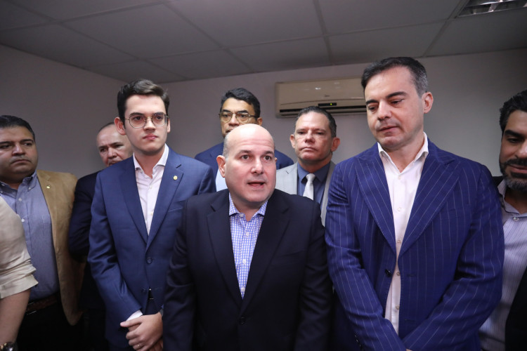 Carmelo Neto, Roberto Cl&aacute;udio e Capit&atilde;o Wagner(Foto: F&Aacute;BIO LIMA)