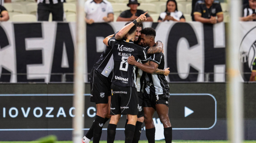 FORTALEZA,CEARÁ, BRASIL,15-04-2025:Gol Pedro Raul Jogo entre Ceará x Vasco pelo Campeonato Brasileiro Serie A na Arena Castelão. (Foto: Samuel Setubal/ O Povo)