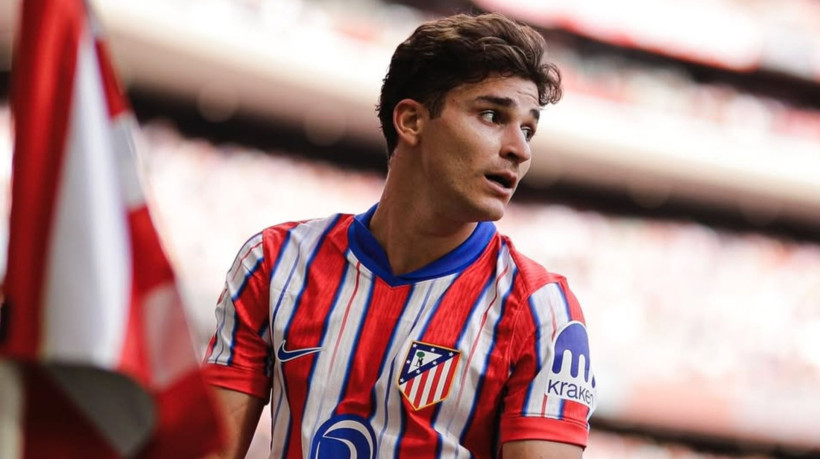 Atacante Julian Alvarez, do Atlético de Madrid