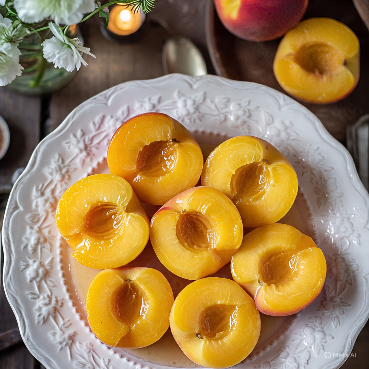 Em seguida, acredita-se que o pêssego tenha se espalhado para oeste, através da Ásia, chegando aos países do Mediterrâneo. 

