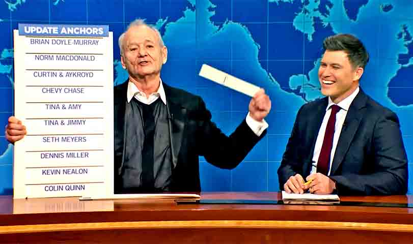 Em seguida, o ator tentou a sorte no rádio, mas não obteve sucesso. Depois de trabalhar em uma companhia de teatro de Chicago, Murray foi contratado por um programa ao vivo de televisão muito popular, o Saturday Night Live.