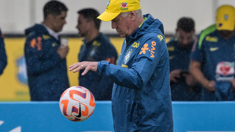 Carlo Ancelotti, técnico da seleção brasileira
