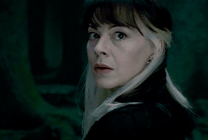 Helen McCrory - A atriz viveu Narcisa Malfoy, mãe de Draco, personagem que protege o filho ao longo da saga e que, em Relíquias da Morte (2010), ajuda a manter Harry vivo durante um embate com Voldemort.