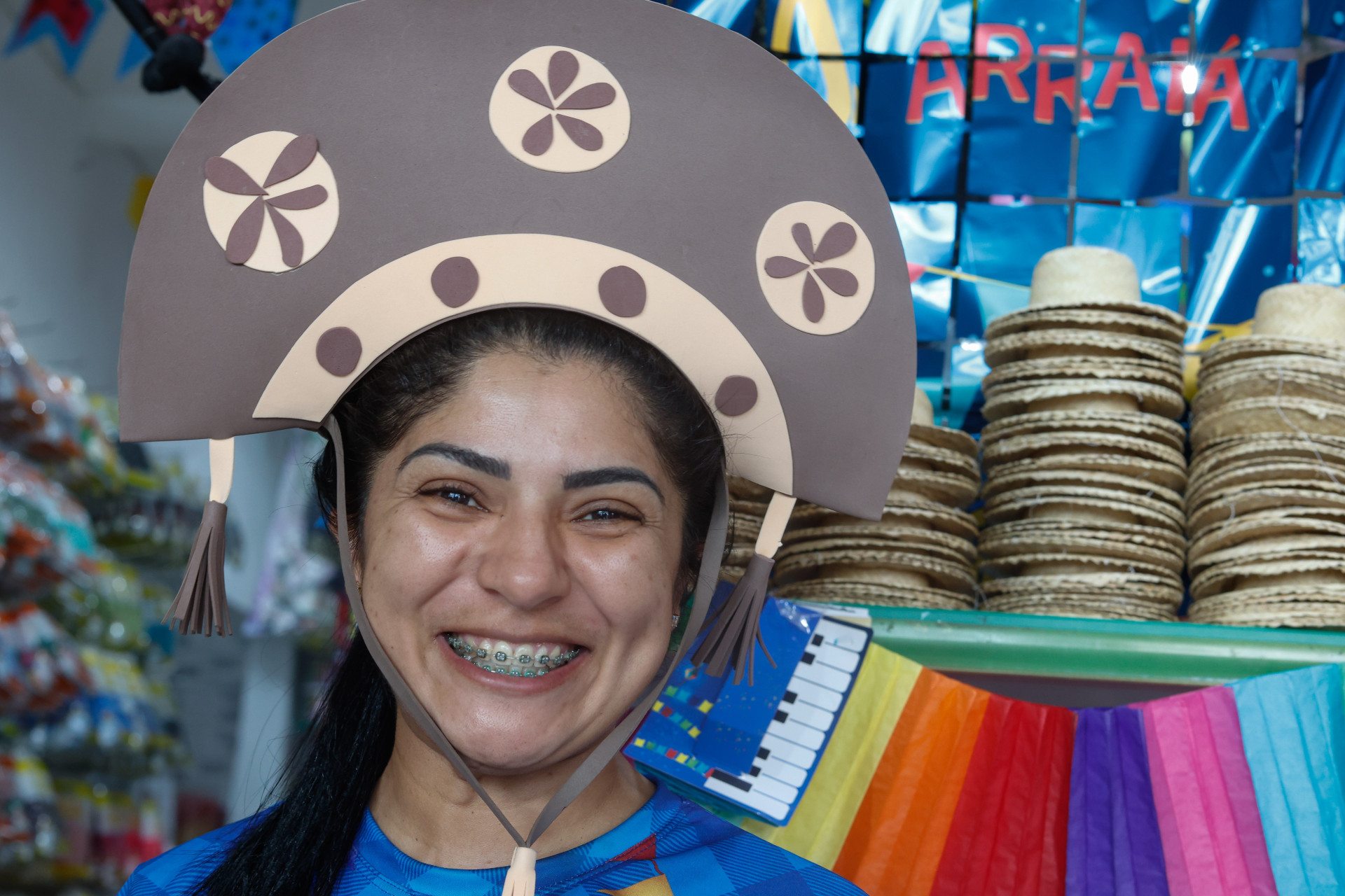 Valdenia Oliveira, 38, vendenddora