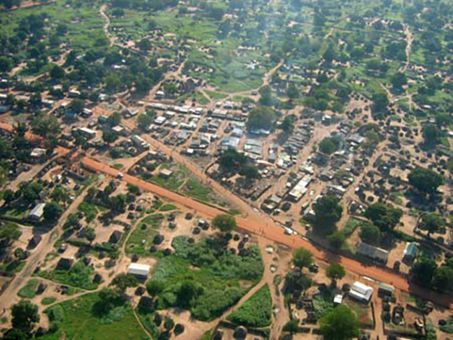 Sudão do Sul (Norte da África) - 13 pontos - Capital: Juba. População: 12,7 milhões.