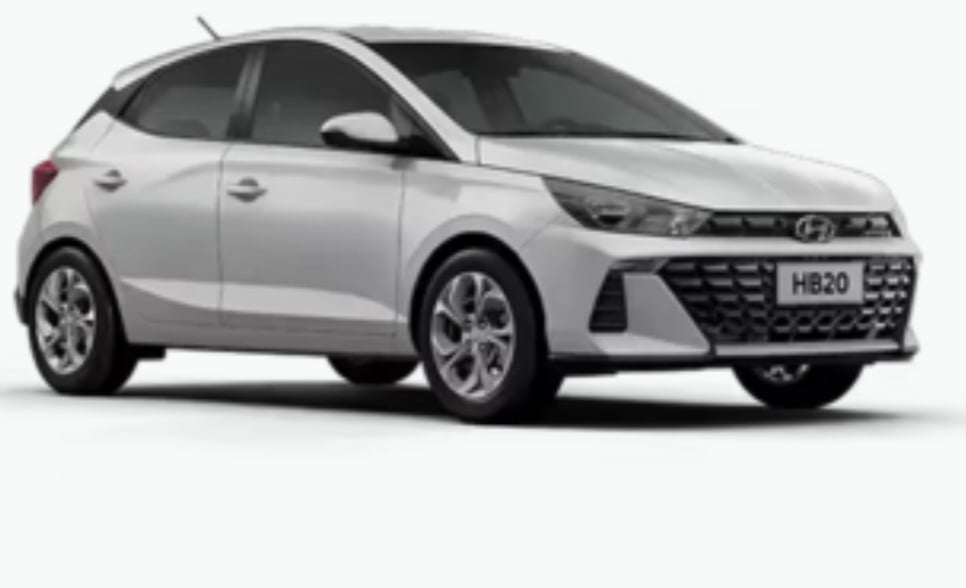 7. Hyundai HB20 Sense Plus 1.0 – Custando a partir de R$ 93.310, o Hyundai HB20 Sense Plus 1.0 vem com motor 1.0 Kappa de 80 cv e câmbio manual de 6 marchas.  Destaca-se por itens como seis airbags, controle de estabilidade e consumo eficiente, sendo uma escolha segura.  