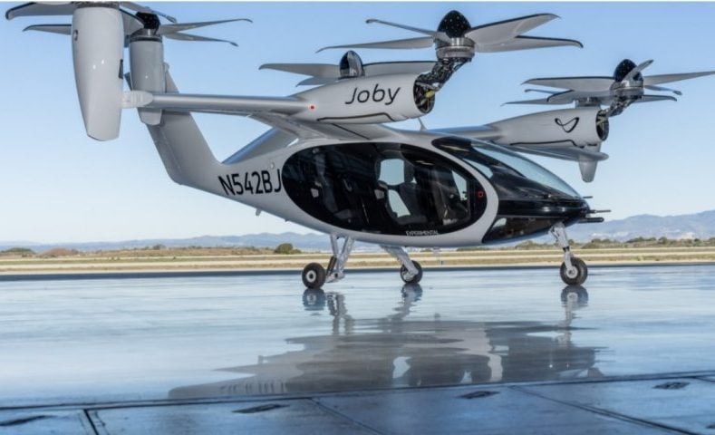 O planejamento da Joby Aviation é iniciar suas operações comerciais até o início de 2026.