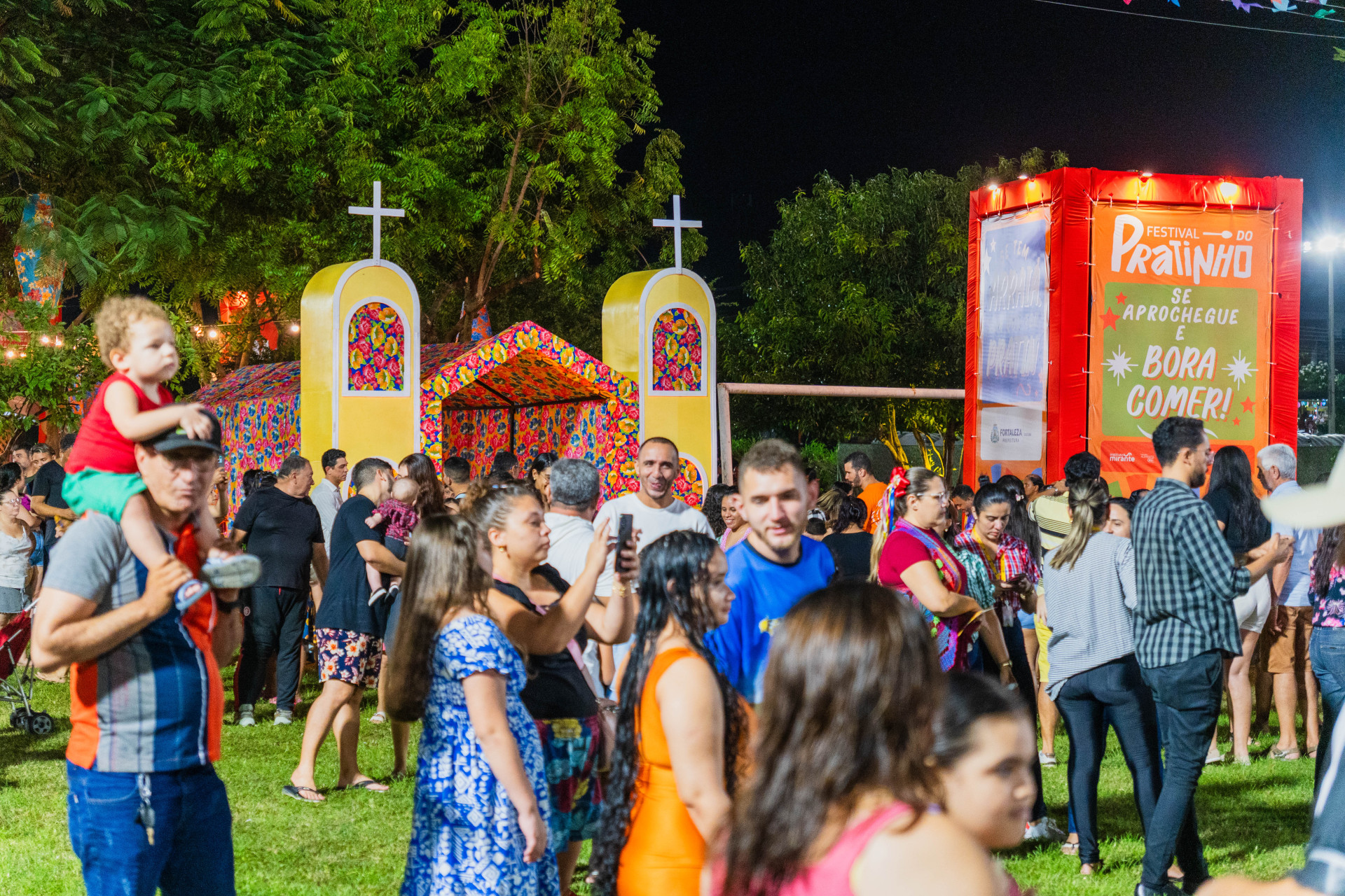 FORTALEZA, CEARÁ, BRASIL, 06-06-2025: Abertura do São João de Fortaleza, no bairro José Walter.  (Foto: Fernanda Barros/ O Povo)