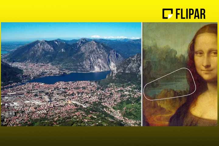 A paisagem pintada na Mona Lisa sempre foi alvo de controvérsia entre os pesquisadores da arte do gênio renascentista. 
