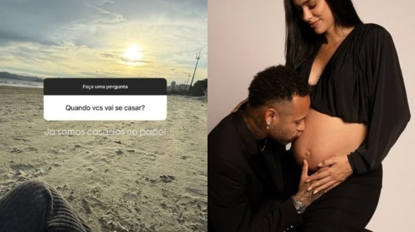 Bruna Biancardi surpreendeu os seguidores ao revelar que já está casada no civil com Neymar