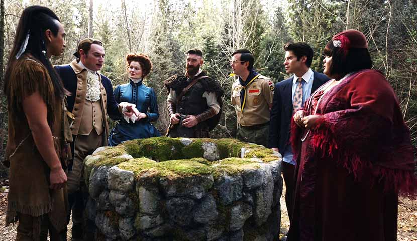 Entre os destaques do elenco estão Brandon Scott Jones como Isaac, um aristocrata da Guerra de Independência; Danielle Pinnock como Alberta, uma cantora de jazz dos anos 1920; Richie Moriarty como Pete, um escoteiro sempre otimista; e Devan Chandler Long como Thorfinn, um viking barulhento e... sensível.