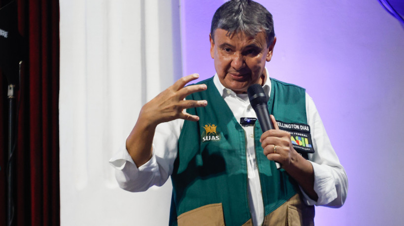 Ministro do Desenvolvimento e Assistência Social, Família e Combate à Fome, Wellington Dias.