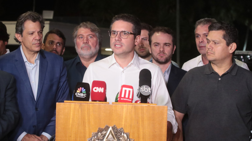 Ministro Fernanda Haddad (Fazenda) apresentou proposta juntamente com os presidentes Hugo Motta, da Câmara, e Davi Alcolumbre, do Senado