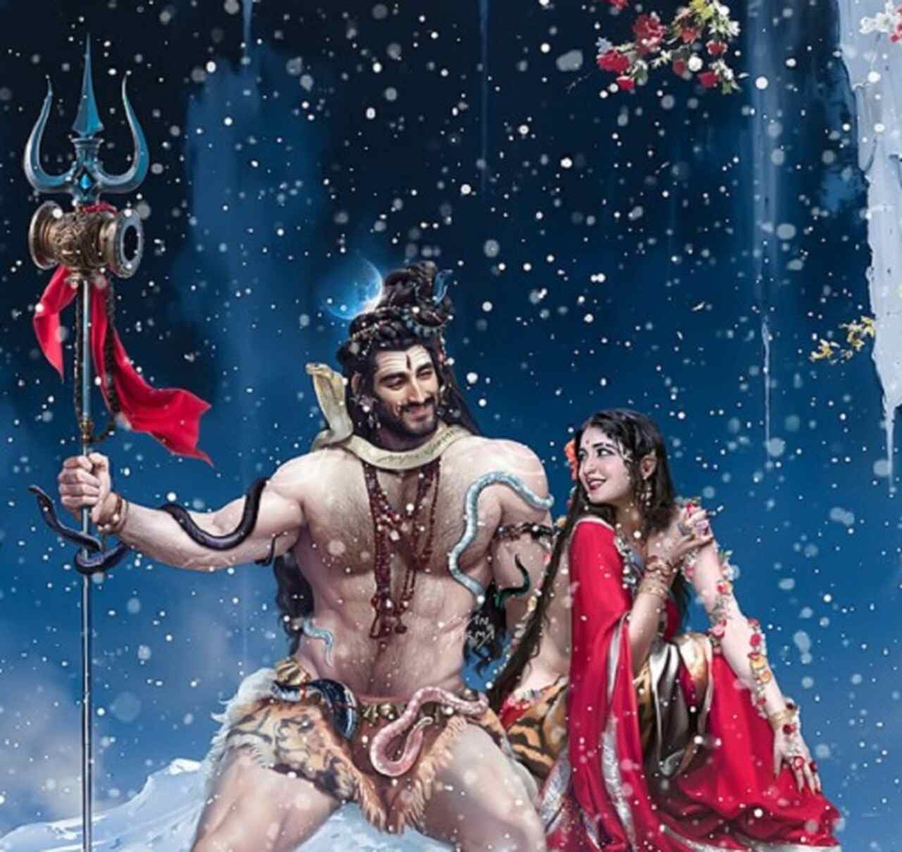 No Maha Shivaratri, muitos devotos também celebram o casamento simbólico de Shiva com Parvati, que é a deusa da fertilidade, amor e harmonia.