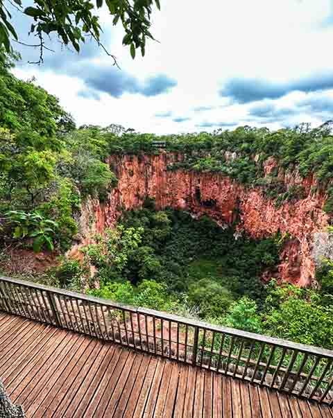 Há dois tipos de passeio: uma caminhada de 970 metros até um mirante para observação das araras e da paisagem; e uma trilha mais longa (com duração de 4 horas), com foco na fotografia.