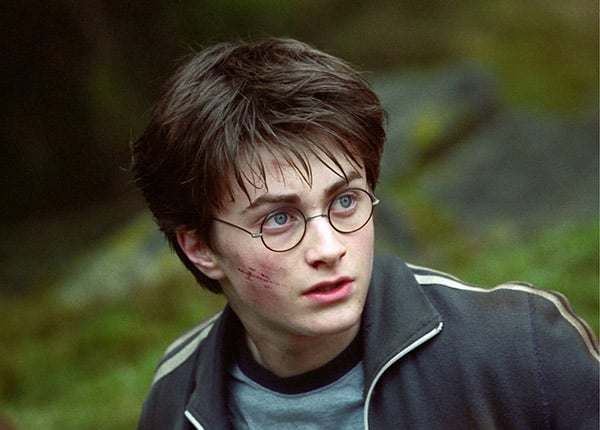 Harry Potter (Daniel Radcliffe) – O protagonista da saga, um jovem bruxo órfão marcado por uma cicatriz em forma de raio. Corajoso e leal, ele enfrenta desafios desde a infância, tornando-se o maior inimigo de Voldemort.
