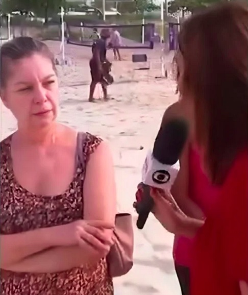 “A gente espera que ele esteja bem. Ainda vai ser avaliado por uma equipe especializada. Agora, é uma cena curiosa, né? Bom dia para a senhora, disse a repórter da TV Globo.