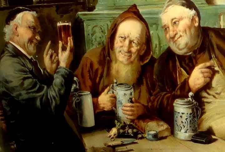 O monopólio da fabricação da cerveja até por volta do século XI continuou com os conventos, que desempenhavam relevante papel social e cultural, acolhendo os peregrinos de outras regiões. 