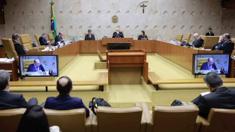 Sessão plenária do Supremo Tribunal Federal (STF)