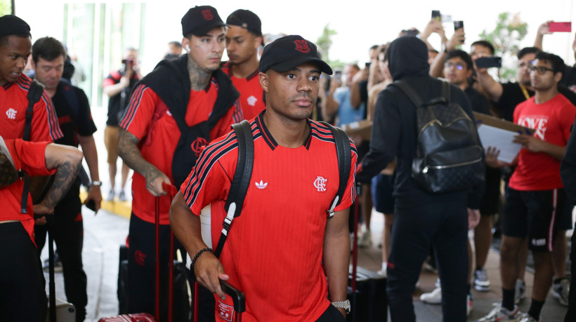 De La Cruz, meio-campista do Flamengo, durante a passagem do time pelo Mundial de Clubes 2025