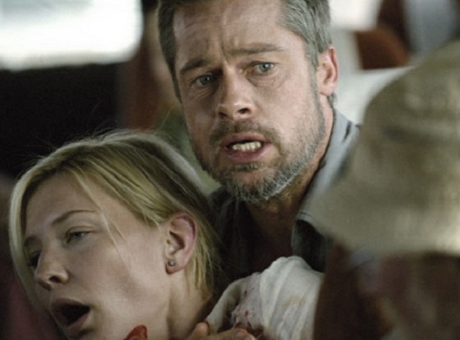 Babel (2007)
Dirigido por Alejandro González Iñárritu, estrelado por Brad Pitt, Cate Blanchett e Rinko Kikuchi.
Quatro histórias interligadas em diferentes países mostram como pequenas ações podem ter repercussões globais e profundas