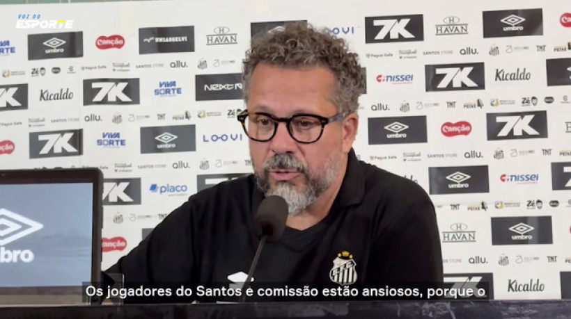 Cleber Xavier admite ansiedade dele e do Santos pela renovação de Neymar