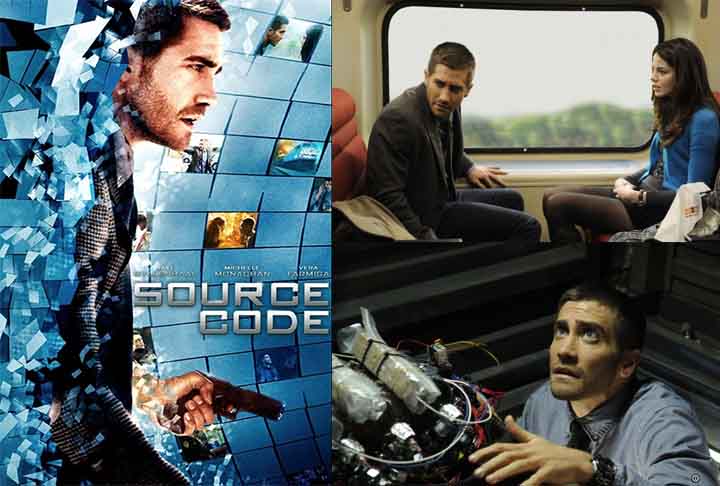 Contra o Tempo (2011): Estrelado por Jake Gyllenhaal, Michelle Monaghan, Vera Farmiga e Jeffrey Wright, o filme segue um piloto de helicóptero do Exército dos EUA que acorda em um trem com destino a Chicago, sem lembrar como chegou lá. 