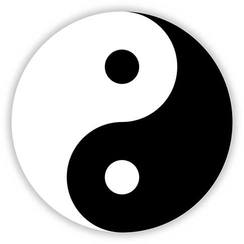 Yin-Yang: Na tradição chinesa, o símbolo representa duas forças opostas sobre as quais se baseia todo o Universo. Juntos, eles ajudam a neutralizar tudo o que é ruim. 