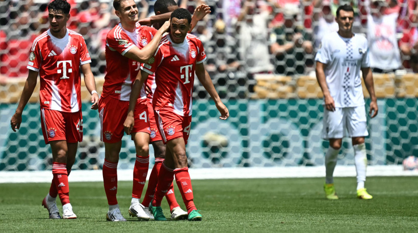 Musiala marcou tr&ecirc;s vezes na vit&oacute;ria do Bayern de Munique sobre o Auckland City pelo Mundial de Clubes 2025