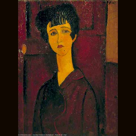 “Retrato de uma menina”, de Modigliani (1917): O quadro esconde um mistério sob sua superfície. Pesquisadores descobriram um retrato oculto de corpo inteiro por trás da imagem visível, possivelmente representando Beatrice Hastings, ex-amante do artista.