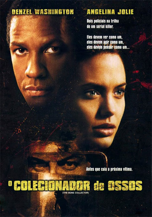 Um dos papéis de destaque de Angelina foi ao lado de Denzel Washington em O Colecionador de Ossos (1999), mistura de drama, suspense e policial, que lhe rendeu muitos elogios do público e da crítica. 

