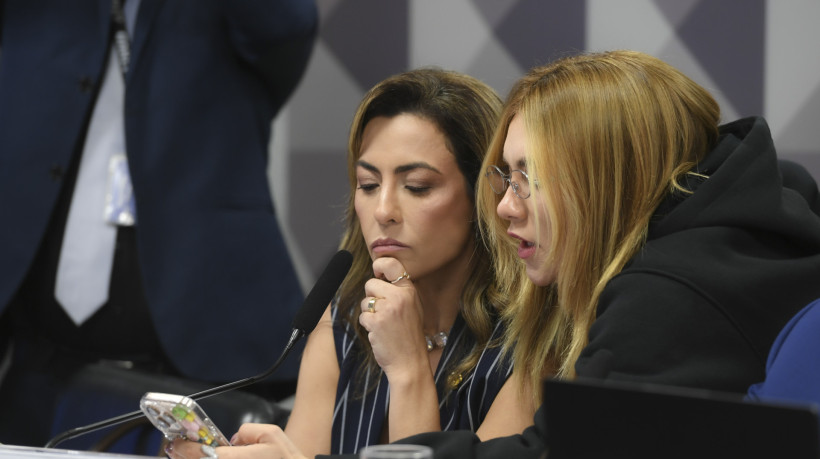 Soraya Thronicke e Virginia Fonseca na CPI das Bets