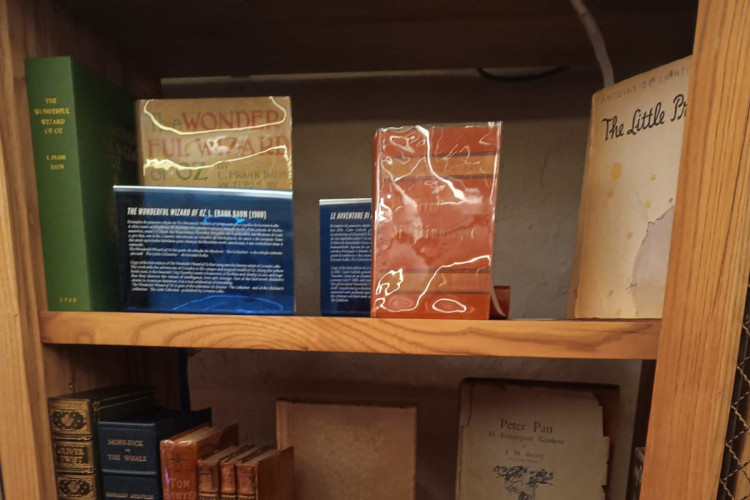 Edi&ccedil;&otilde;es raras expostas na Livraria Lello