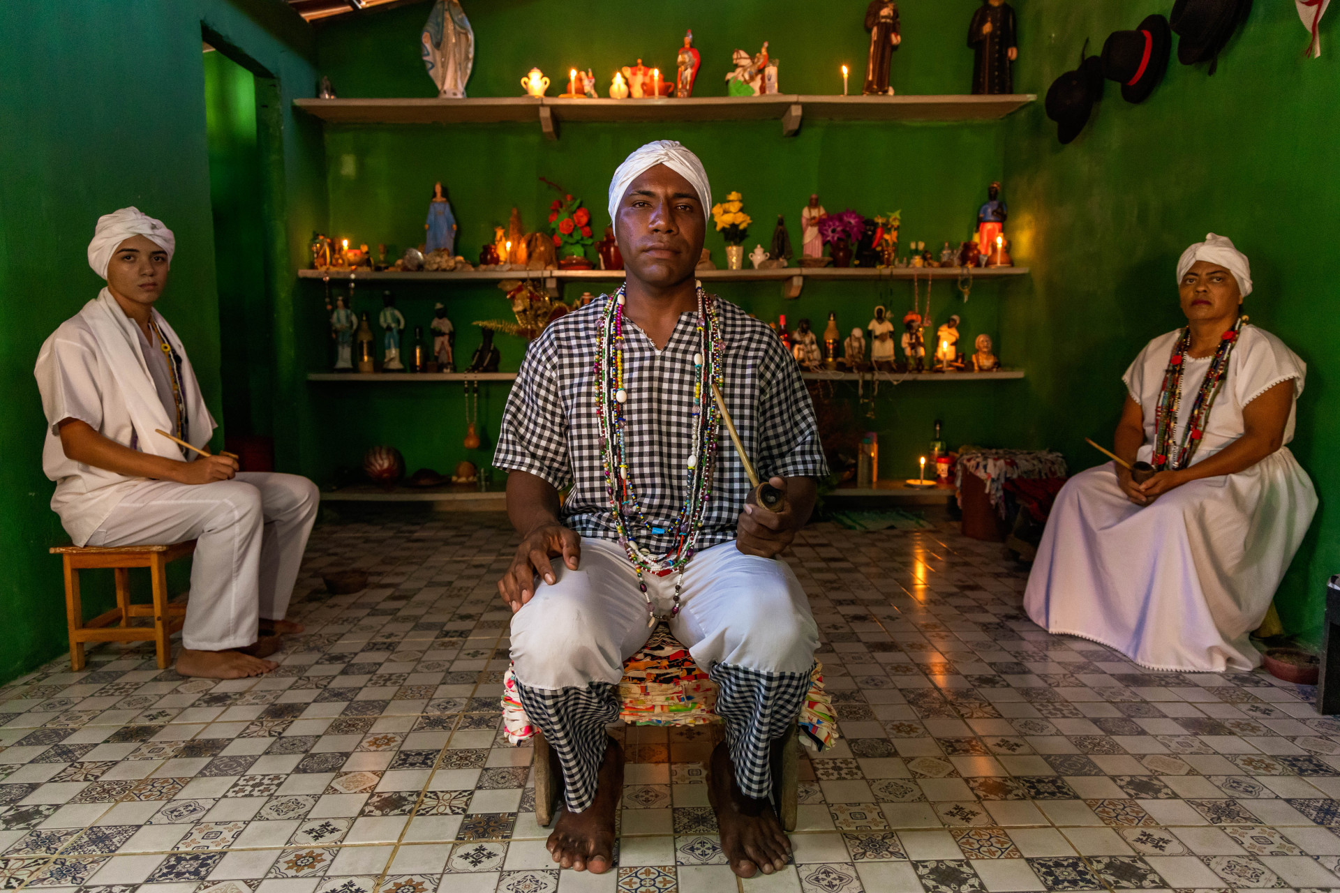 Em religiões de matriz africana o povo negro encontra formas de honrar sua ancestralidade (Foto: FCO FONTENELE)