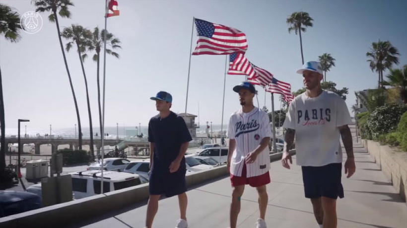 Estrelas do PSG fazem tour por Los Angeles