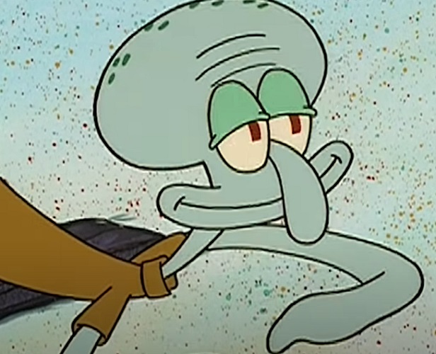 Roger Bumpass, que dá voz ao Lula Molusco, diz ser possível notar em alguns episódios que o Molusco gosta de Bob Esponjal, apesar de parecer que não. 
