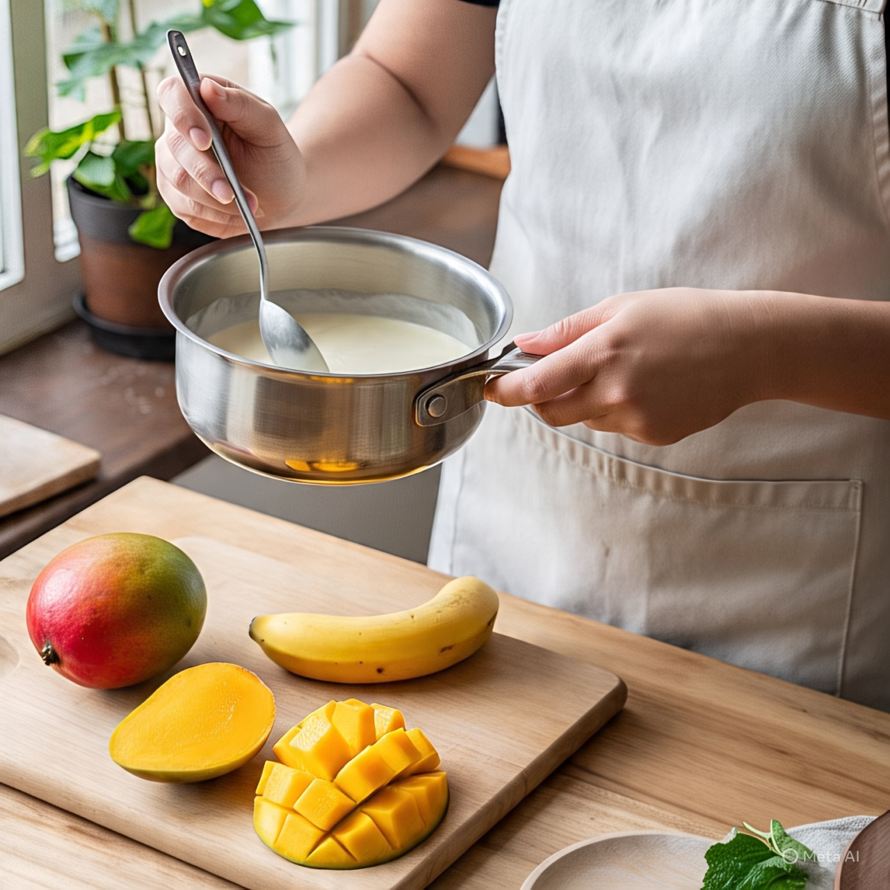 Misturar a polpa dessas frutas com banana ou manga madura permite a criação de cremes doces equilibrados e saborosos. 