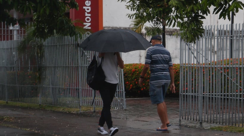 Imagem de apoio ilustrativo: chuvas em Fortaleza 