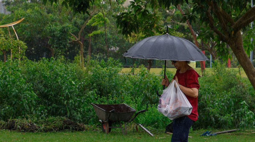 Foto de apoio ilustrativo. Em Fortaleza, o maior acumulado foi observado no posto da Defesa Civil, no Centro, com 24 mm de chuvas