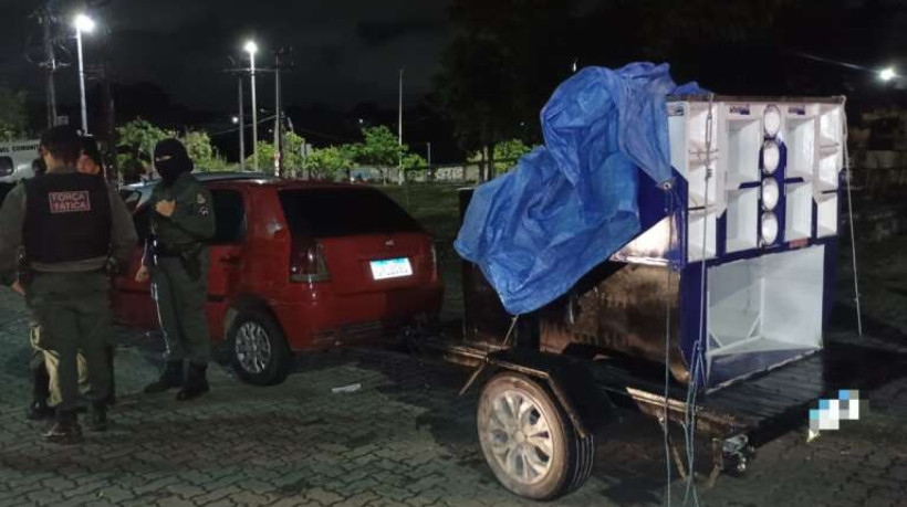 Apreensão de paredões de som no Pici 