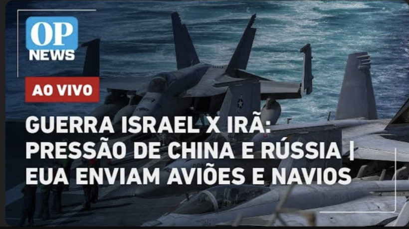 Guerra Israel x Irã: pressão de China e Rússia; EUA enviam aviões e navios; novos ataques
