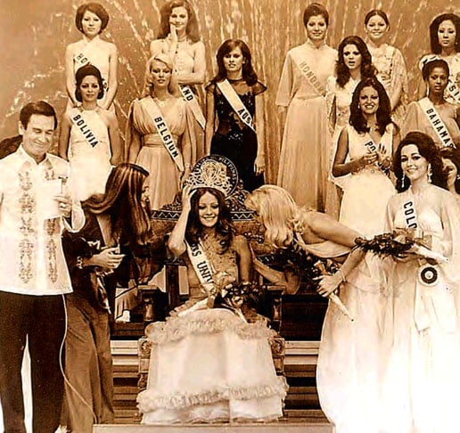 Amparo Muñoz (1974) - Única Miss Espanha a vencer também o Miss Universo, abdicou da premiação por não aceitar viajar ao Japão. Depois, foi atriz de cinema, se envolveu com drogas e foi à falência. 