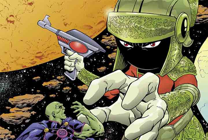 Illudium Phosdex (Looney Tunes) – Também chamado de shaving cream atom, é um material fictício mencionado por Marvin, o Marciano, nos desenhos animados Looney Tunes. É tratado como um recurso raro e muito valioso em seus planos.