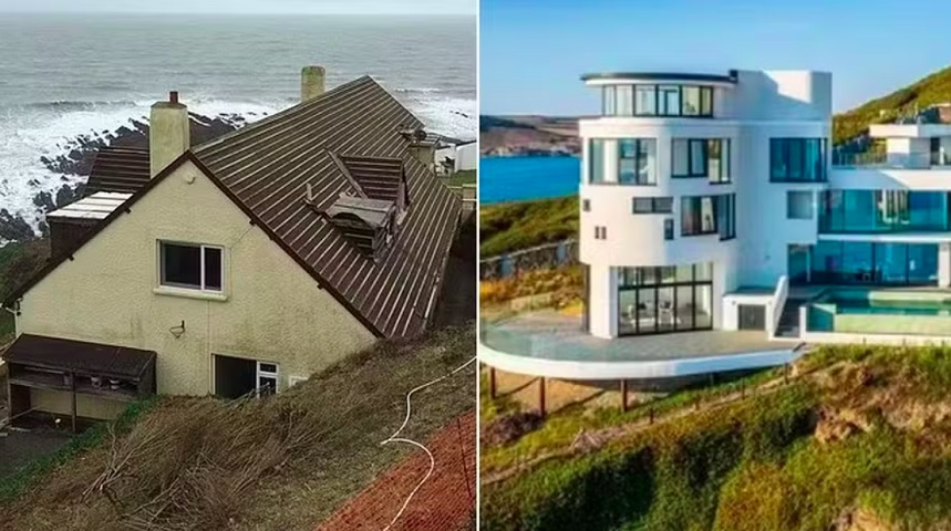 Antes de passar por uma reforma, a casa era bem diferente de como está hoje em dia. Veja a comparação nas fotos. 