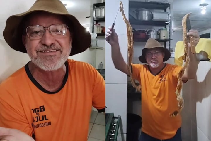 Comandado por José Cosme, de 52 anos, o bar serve a iguaria que ficou conhecida como o maior torresmo do Brasil.